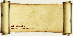 Jana Ivanković vizit kartica